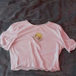 Cute angel crop top